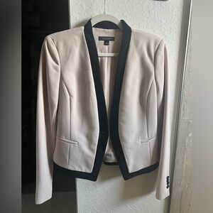 Cream and Black Blazer